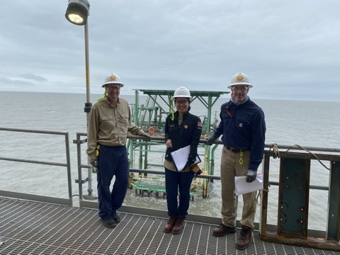 Offshore site visit