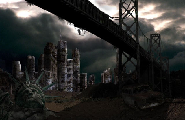 New York, digital art by Lucy Guo