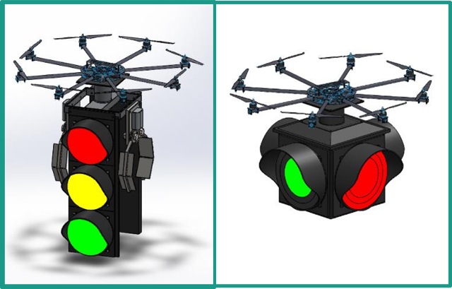 Traffic Drone SolidWorks Concept